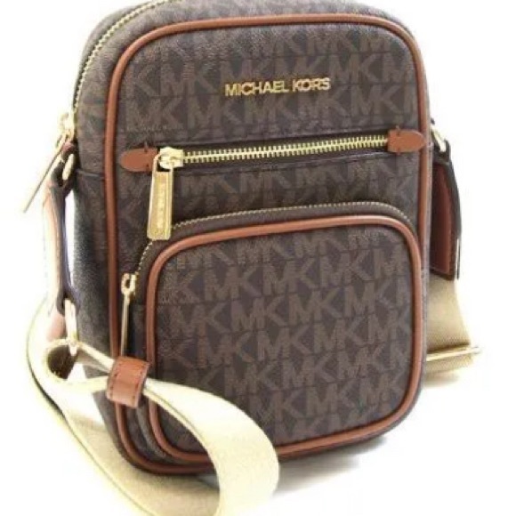 MICHAEL KORS Jet Set Medium Signature Logo Crossbody Bag 🎂 - Picture 3 of 8